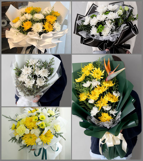 广东江门市开平市金鸡镇红光村白事花束代送